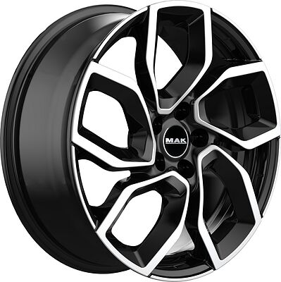 Mak Apollo 7.5x18 5x108 ET 45 Dia 65.1 Black Mirror
