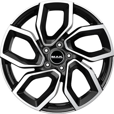 Mak Apollo 7.5x18 5x108 ET 45 Dia 65.1 Black Mirror