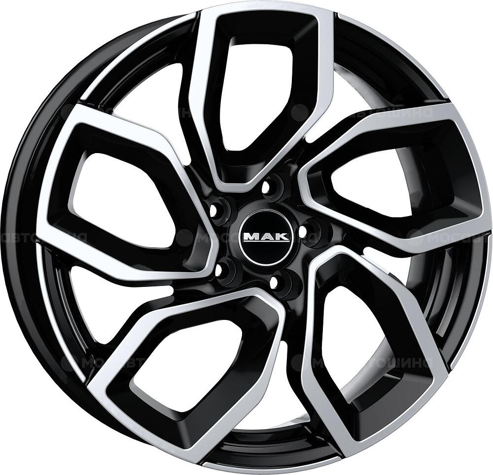 Mak Apollo 7.5x18 5x108 ET 45 Dia 65.1 Black Mirror