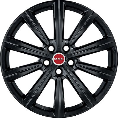 Mak Birmingham 8x19 5x108 ET 45 Dia 63 Gloss Black