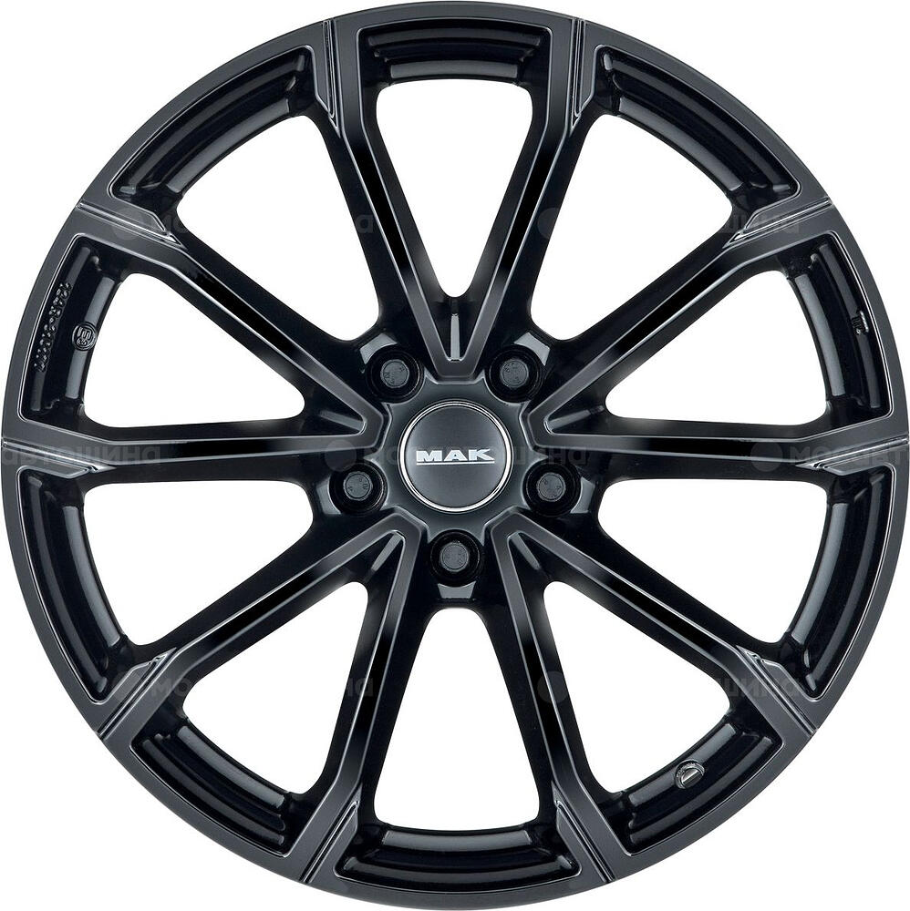 Mak DaVinci 7x17 5x114.3 ET 35 Dia 66.1 Gloss Black