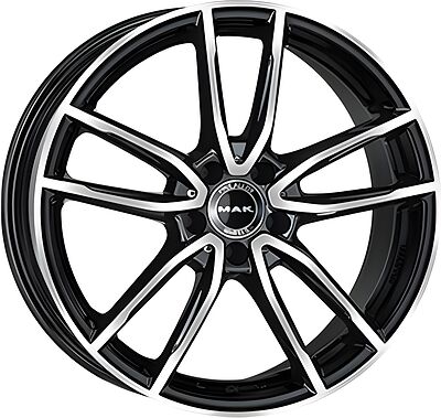 Mak Evo 7.5x17 5x112 ET 38 Dia 66.6 Black Mirror