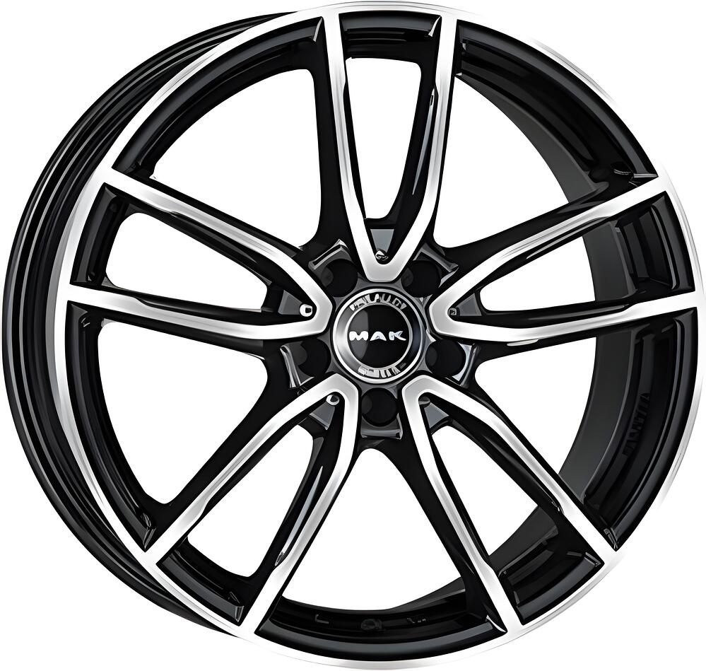 Mak Evo 7.5x17 5x112 ET 29 Dia 66.6 Black Mirror