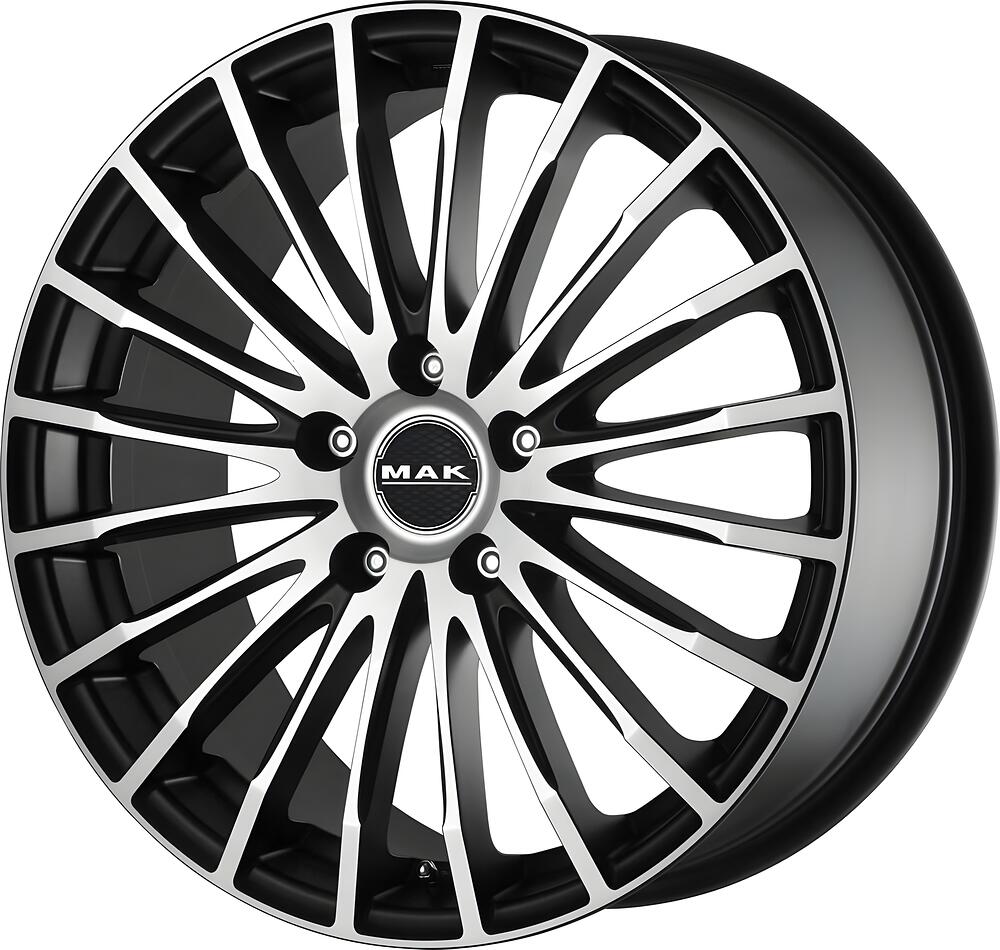Mak Fatale 7.5x17 5x114.3 ET 40 Dia 76 Ice Black