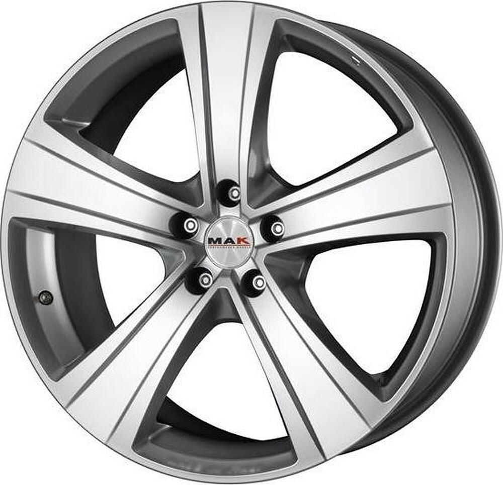 Mak Fuoco 5 8.5x19 5x112 ET 45 Dia 76 HYPER SILVER