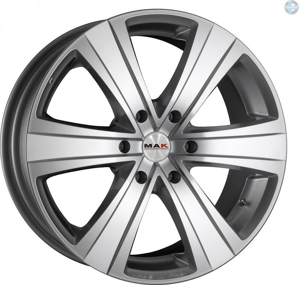 Mak Fuoco 6 8x18 6x114.3 ET 30 Dia 76 Hyper Silver