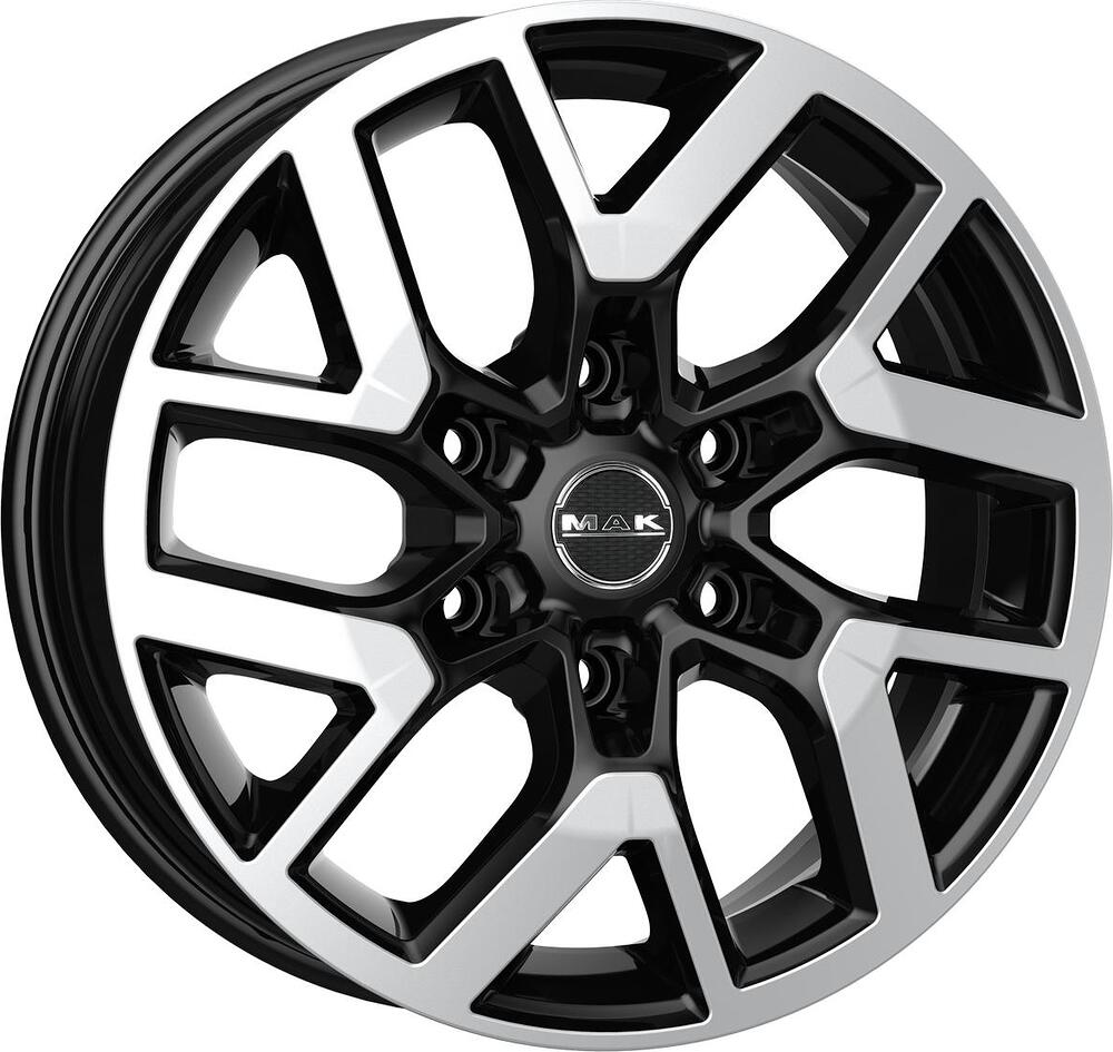 Mak Gravel 6.5x16 6x114.3 ET 45 Dia 66.1 Black Mirror