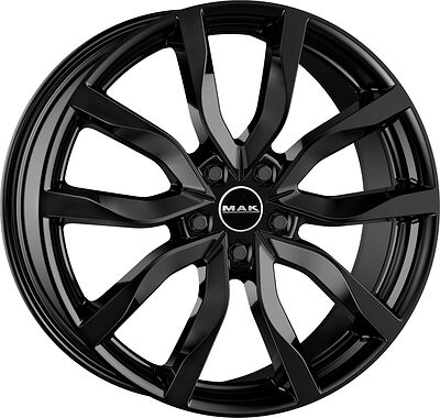 Mak Highlands 7x17 5x114.3 ET 40 Dia 76 Gloss Black