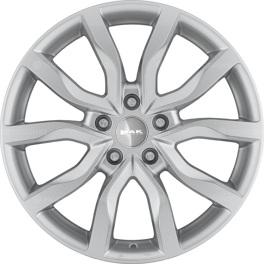 Mak Highlands 8x18 5x114.3 ET 40 Dia 76 silver