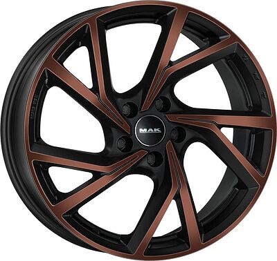 Mak Kassel 8x20 5x112 ET 48 Dia 76 Black and Bronze