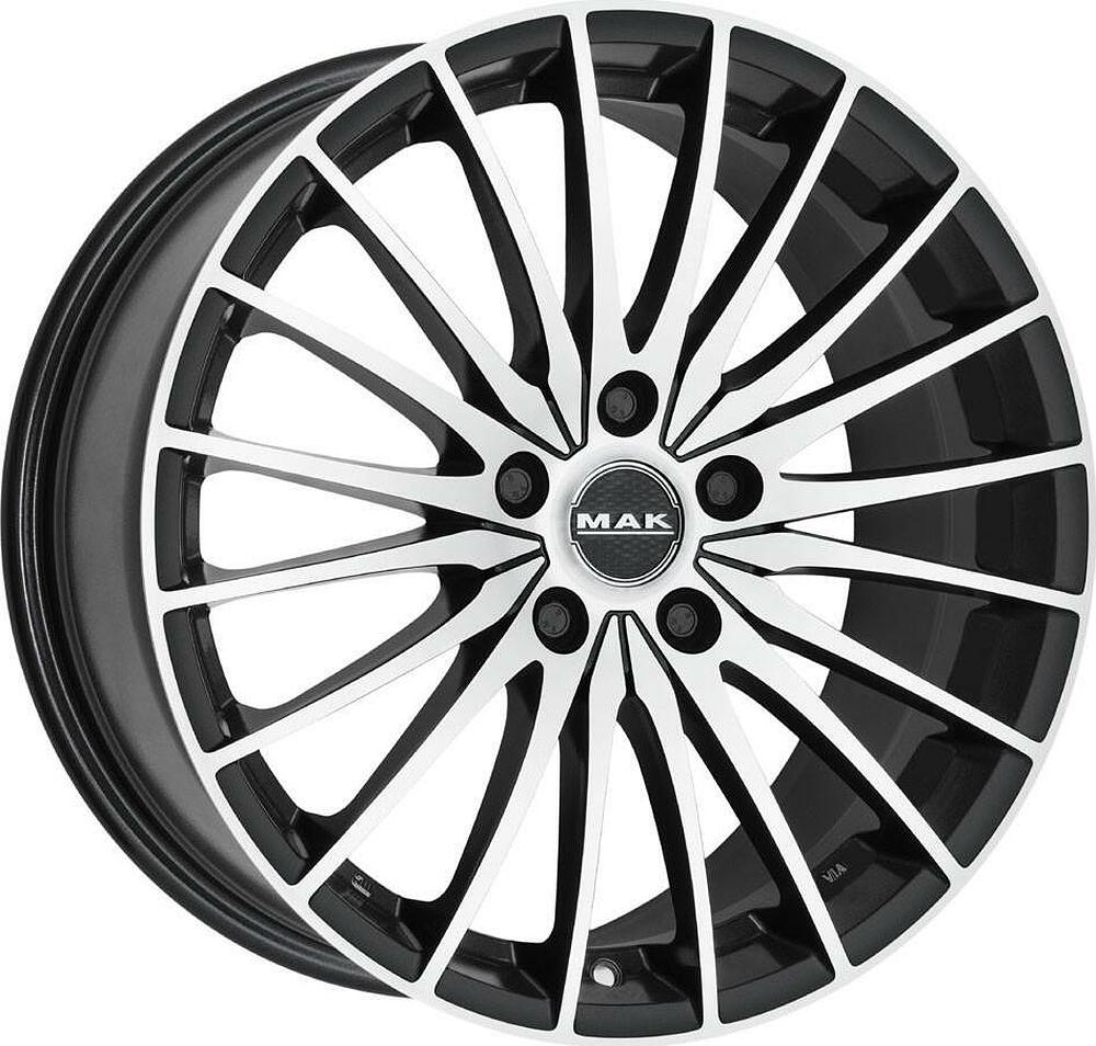 Mak Spin 8x18 5x114.3 ET 40 Dia 76 Superdark Mirror