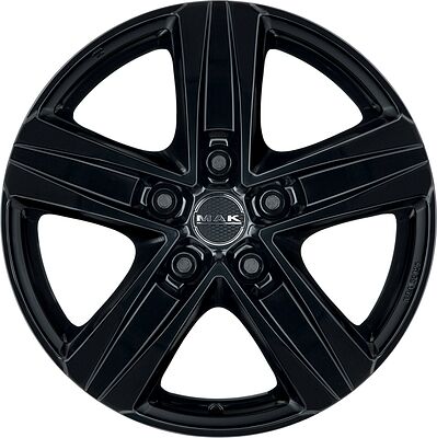 Mak Stone 5 7.5x18 5x118 ET 58 Dia 71.1 Gloss Black