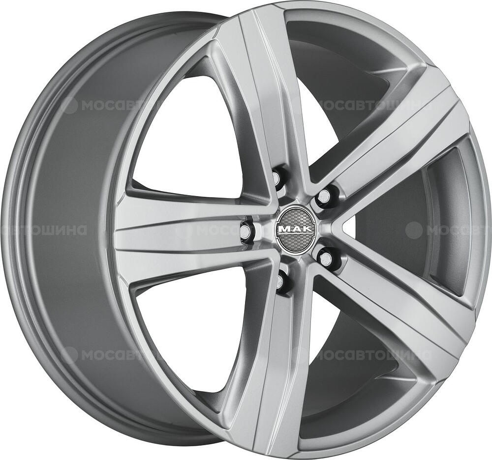 Mak Stone 5 7x17 5x120 ET 55 Dia 65 Silver