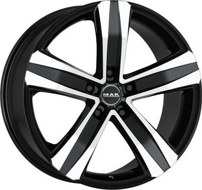 Mak Stone 5 T 8.5x18 5x114.3 ET 35 Dia 76 Black Mirror