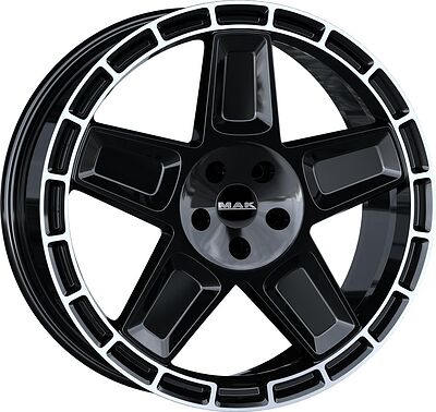 Mak Trek 9x20 5x127 ET 45 Dia 71.6 Black Mirror