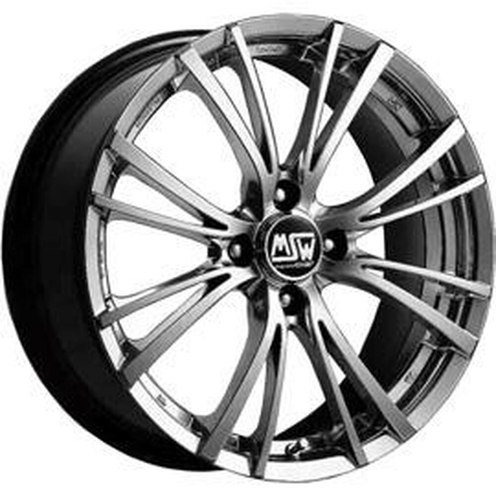 MSW 20 7x15 4x100 ET 37 Dia 68 Matt Black Full Pol