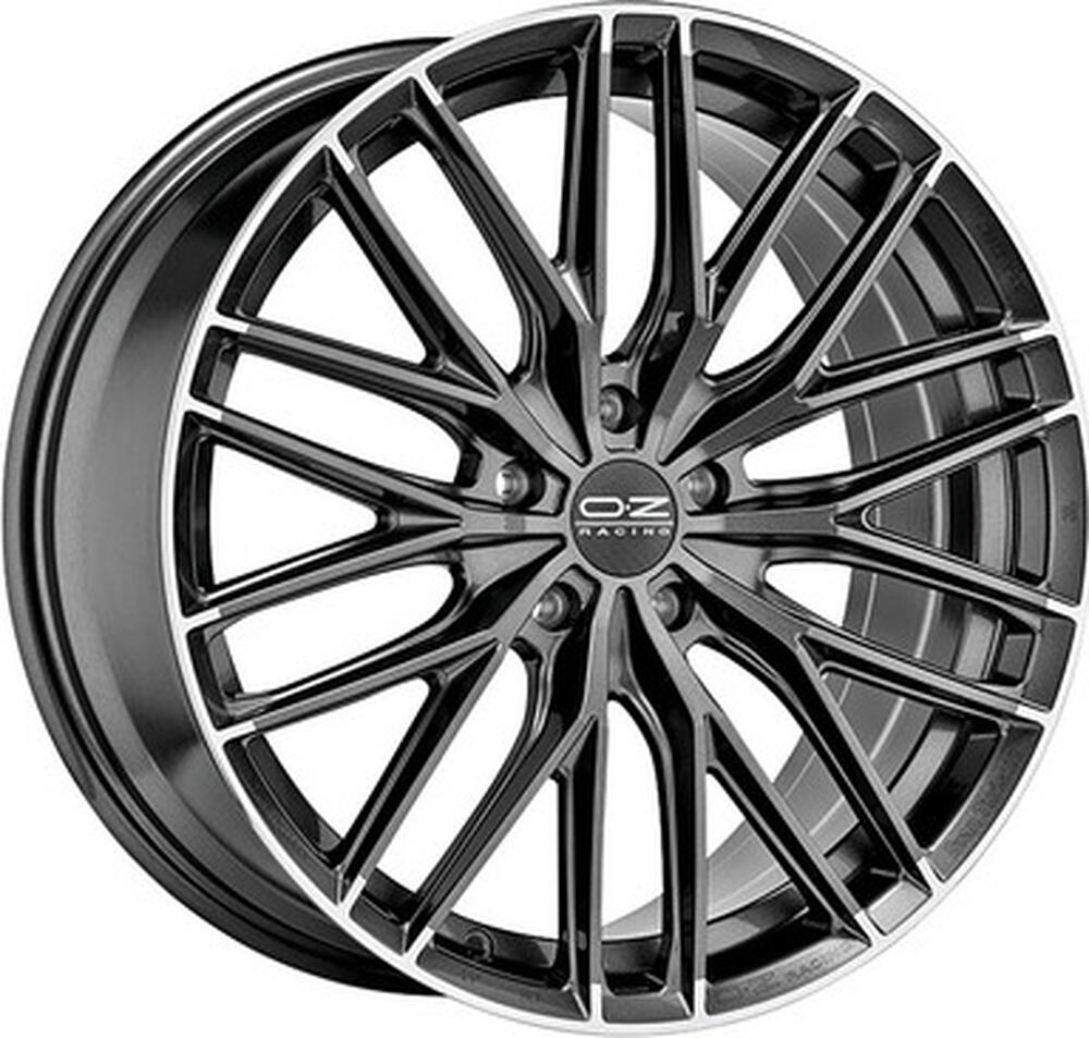 OZ Racing Gran Turismo HLT 9.5x20 5x112 ET 18 Dia 75 Star Graphite Diamond Lip