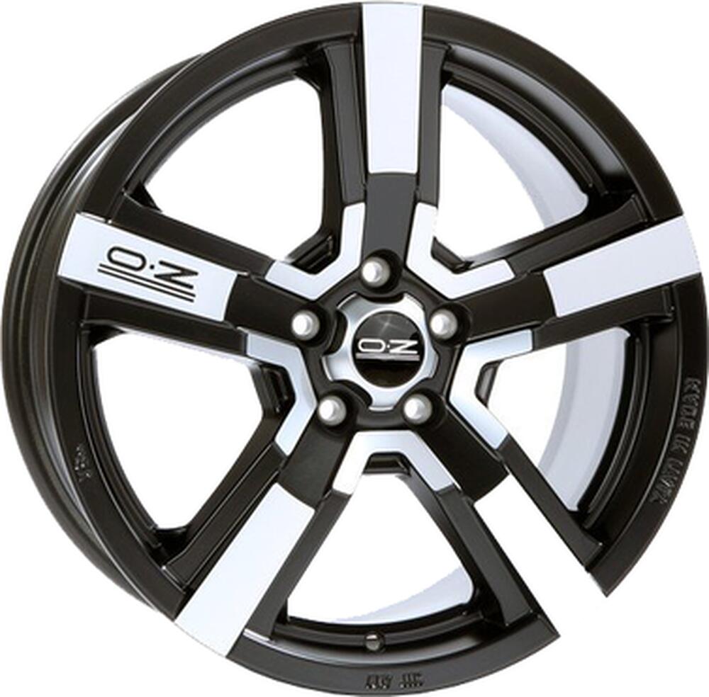 OZ Racing Versilia 8x19 5x114.3 ET 35 Dia 75 Matt Black + Diamond Cut