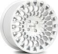 PDW 5424 9059 8x17 4x100 ET 30 Dia 60.1 silver