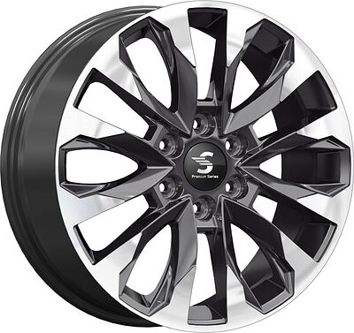 Premium Series КР007 Pajero Sport 8x20 6x139.7 ET 38 Dia 67.1 Fury black