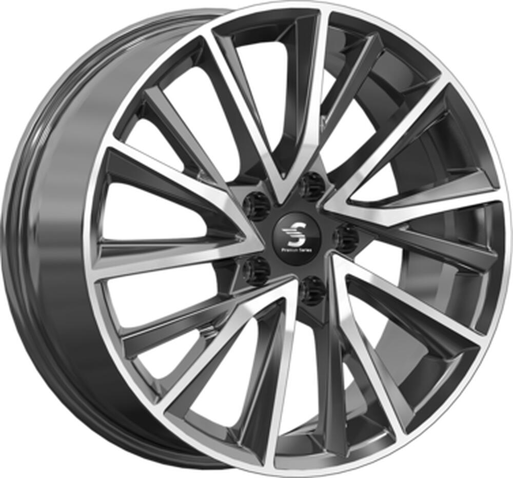 Premium Series КР010 (Tiggo 8 Pro) 7.5x18 5x108 ET 47 Dia 60.1 Diamond Black Gris