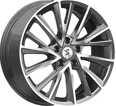 Premium Series КР010 (Kodiaq) 7.5x18 5x112 ET 40 Dia 57.1 Diamond Gloss Graphite