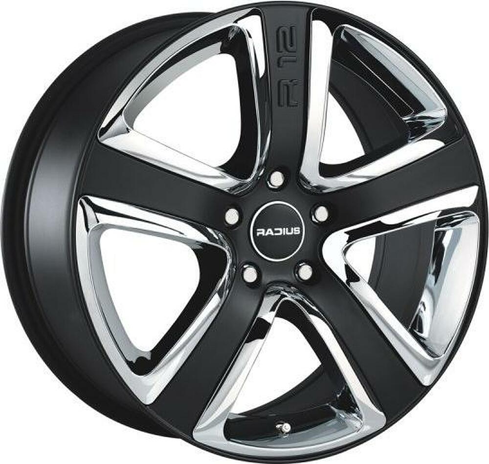 Radius R12 9x19 5x114.3 ET 25 Dia 75 Matt Black