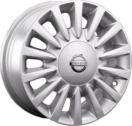 Replica NS8 6x15 5x114 ET 45 Dia 66 silver