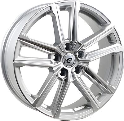 RST R078 X3 7x18 5x112 ET 22 Dia 66 Silver