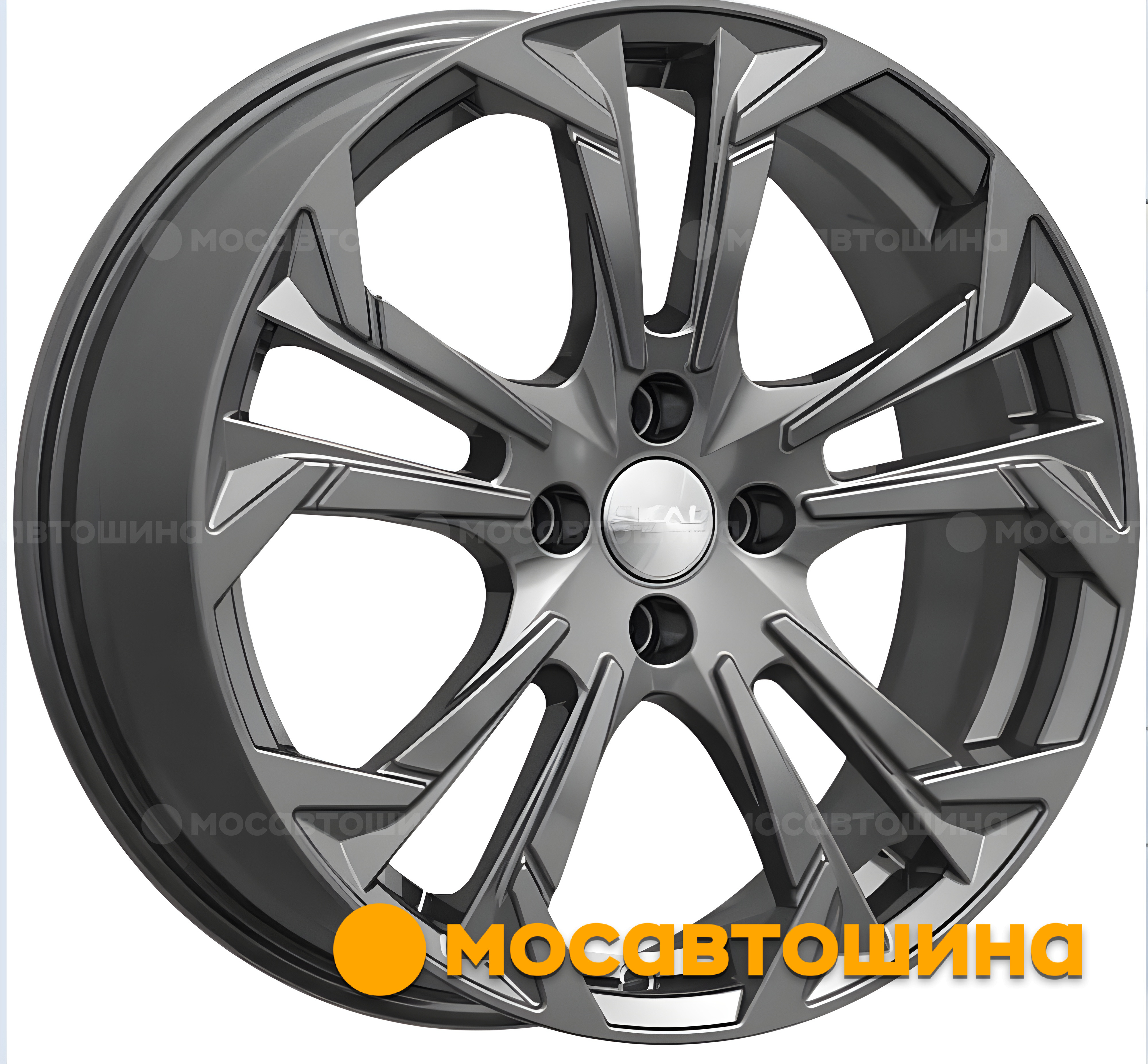 Купить Скад Дунай 7x17/4x100 ET 45 Dia 54.1 графит