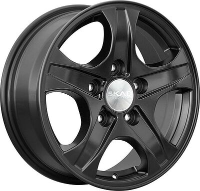 Скад Калипсо 6.5x16 5x139.7 ET 43 Dia 98.5 черный матовый