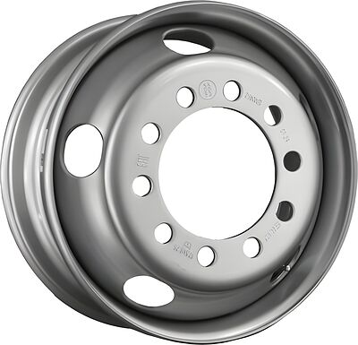SRW 10/225/176/135 6x17 10x225 ET 176 Dia 135 Silver