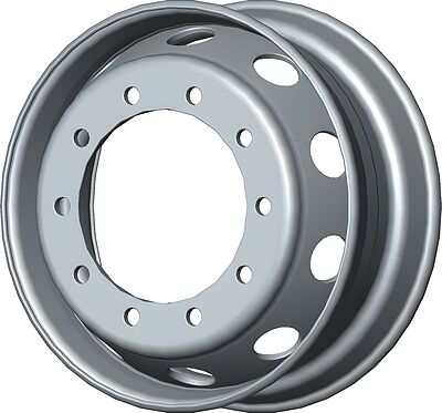 SRW 9228204 8.25x22.5 10x335 ET 165 Dia 281 silver