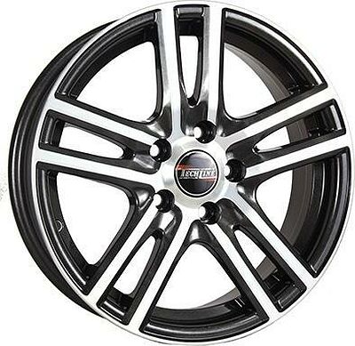 Tech Line TL529 6x15 5x112 ET 38 Dia 66.6 BL
