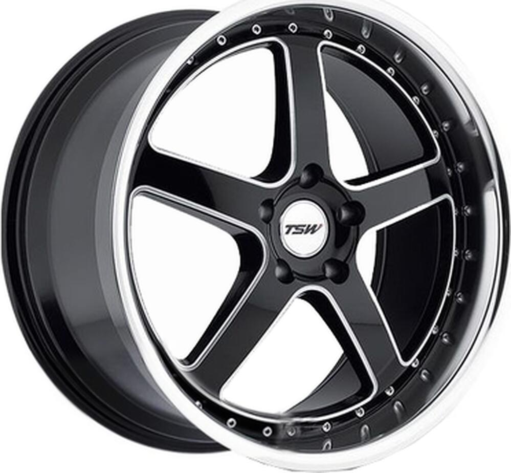 TSW Carthage 10x20 5x112 ET 53 Dia 72 gloss black