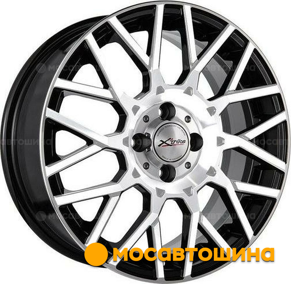 Купить X'trike X-125 6.5x16/4x100 ET 48 Dia 60.1 BK/FP