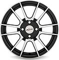 X'trike X-127 6x15 4x100 ET 45 Dia 54.1 BK