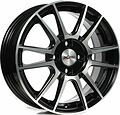 X'trike X-127 6x15 4x100 ET 45 Dia 54.1 BK/FP