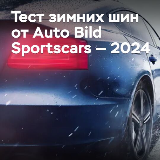 Тест зимних шин от Auto Bild Sportscars — 2024