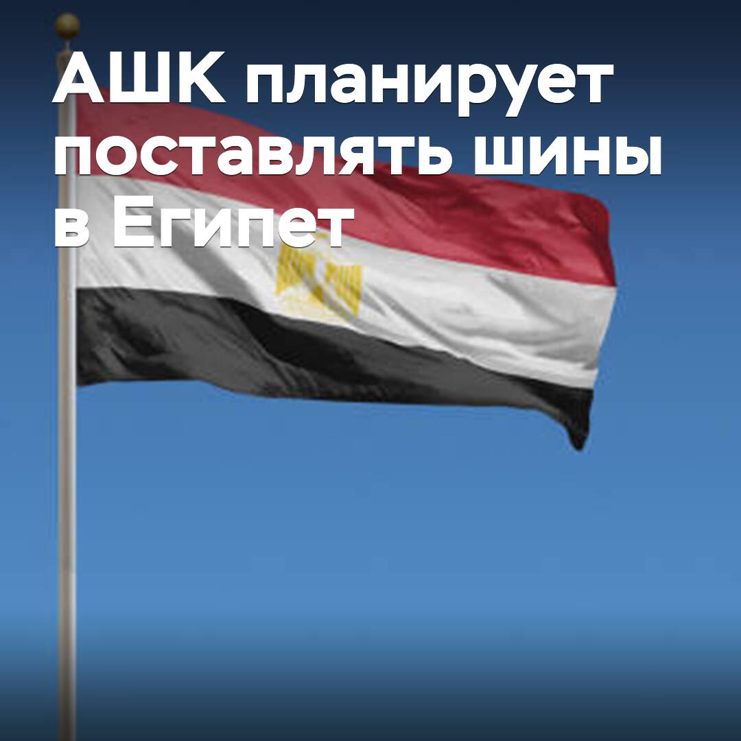 АШК планирует поставлять шины в Египет