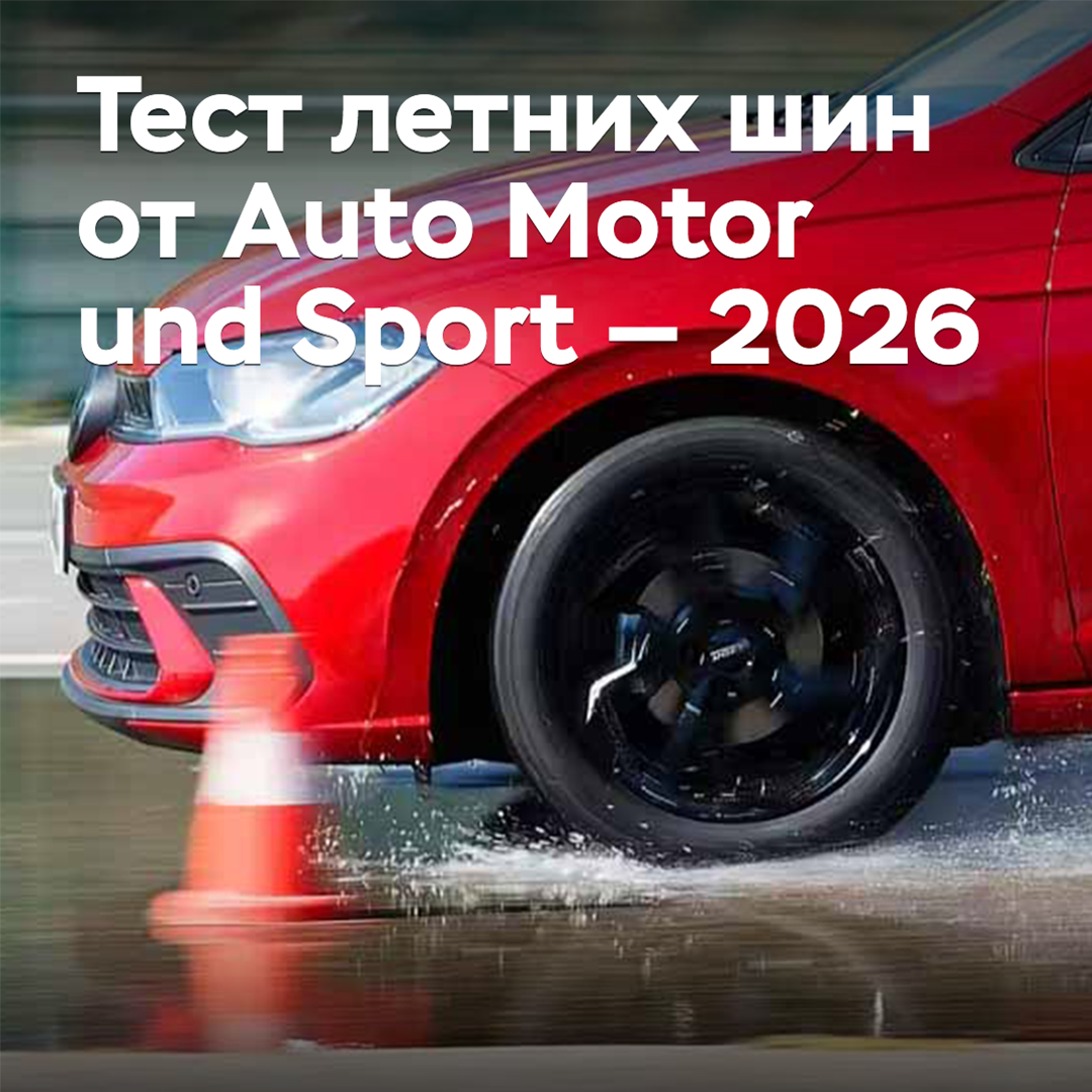 Тест летних шин от Auto Motor und Sport — 2026