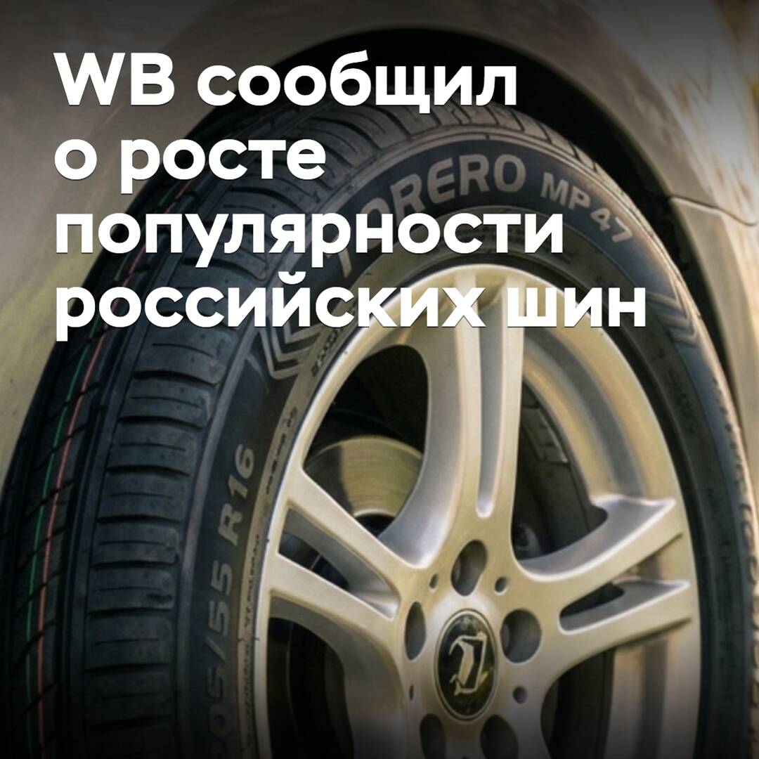 WB сообщил о росте популярности российских шин
