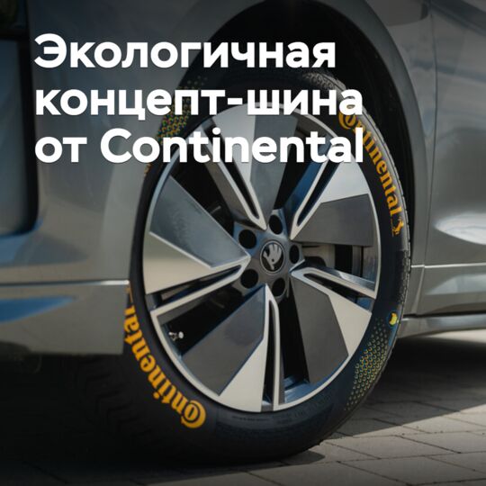 Continental разработала новую экологичную концепт-шину